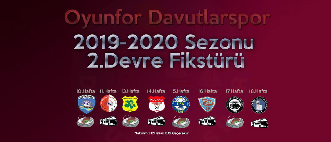 Oyunfor Davutlarspor Fikstur