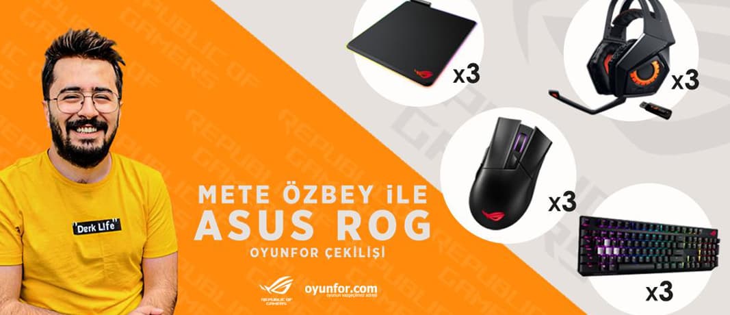 Mete Özbey ile Asus Rog Çekilişi