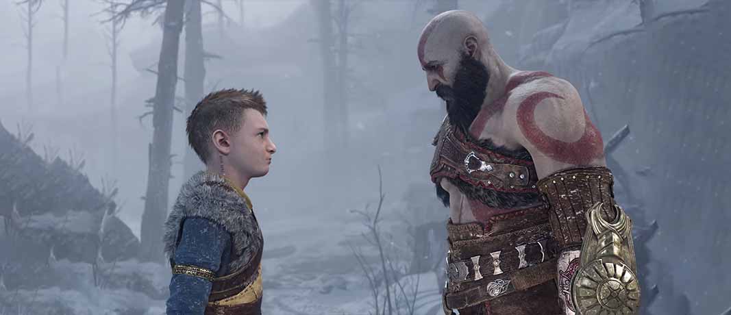 God of war ragnarok- kratos atreus