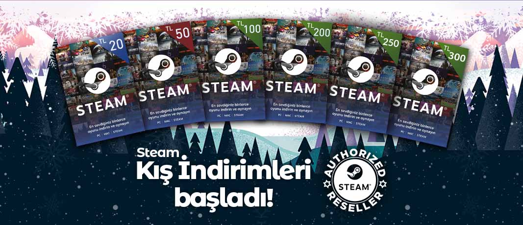 Steam Kış indirimleri Başlıyor