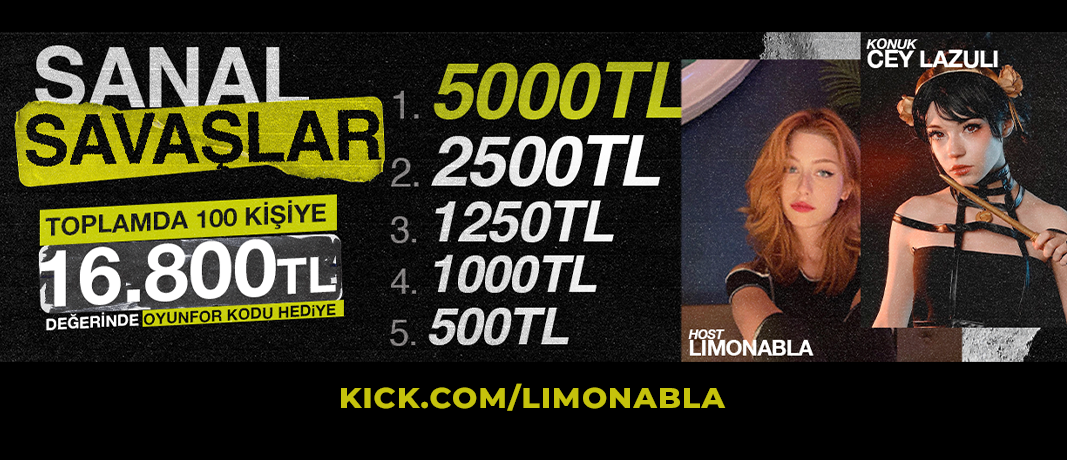 Limonabla Sunuculuğunda Sanal Savaşlar 3.Bölüm Bu Pazar