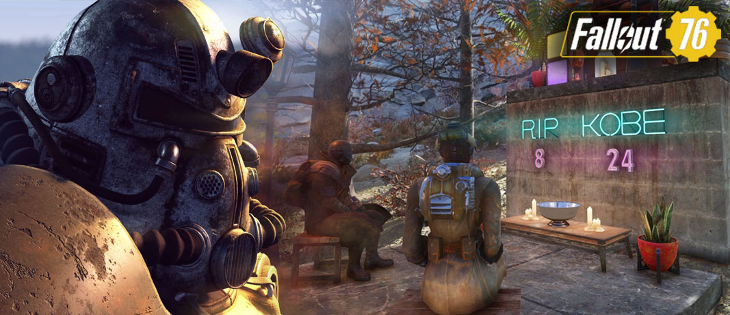 Fallout 76'da Kobe Bryant için Anma Yeri