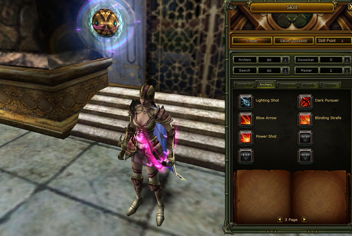 Knight Online Zero 81LWLFULL SKİLL OKCU