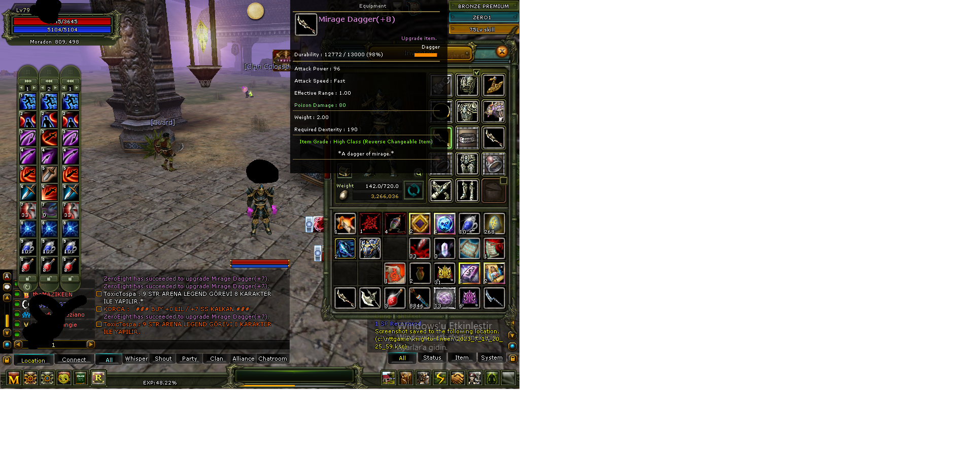 79 Level Assas Dual 8 md li Full old takılı 40 def açık