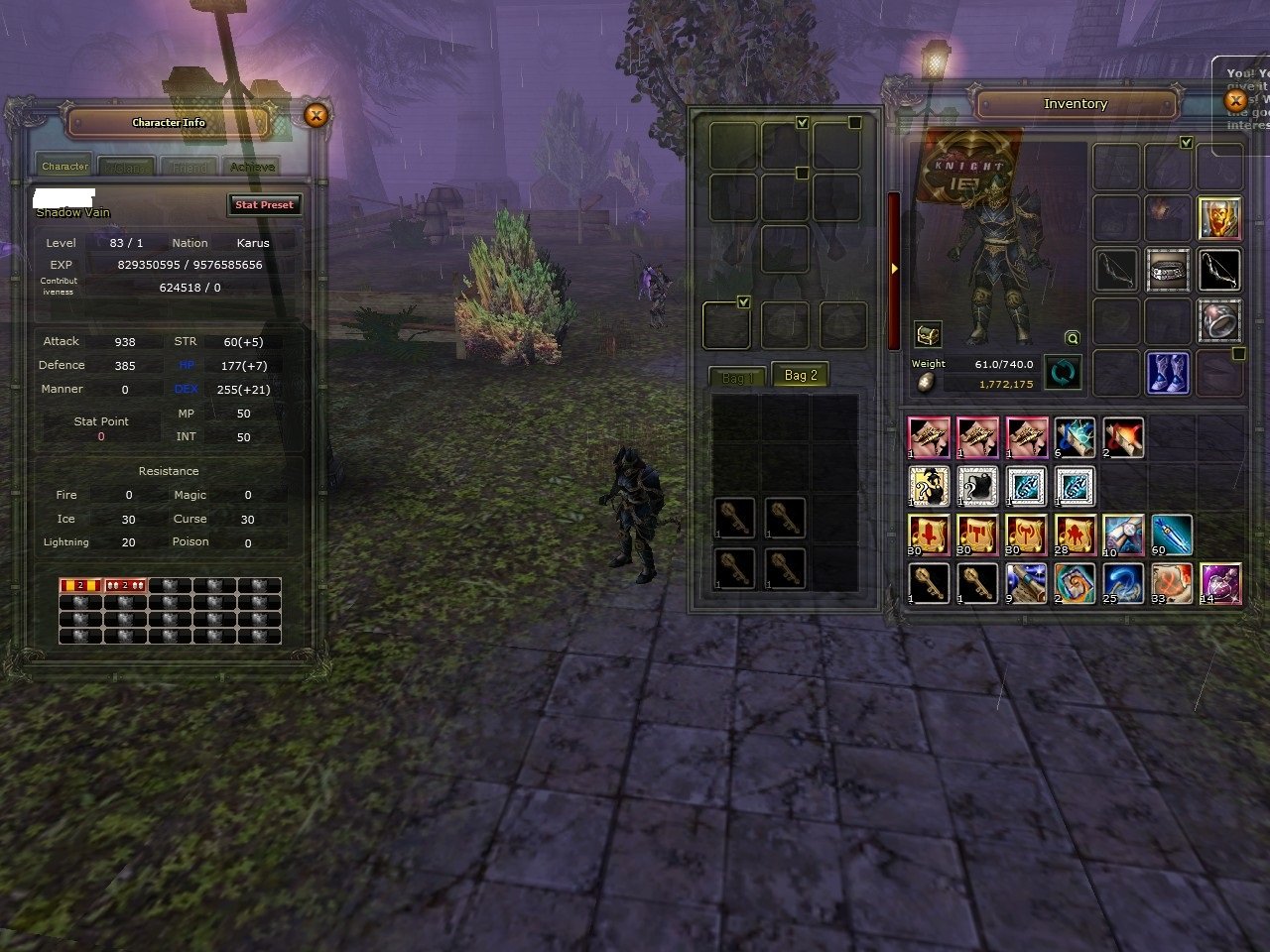 Drydas 83/1 Karus okcu FuLL görev Ful Skill 624k np. GOLD PRE' FİYATINA