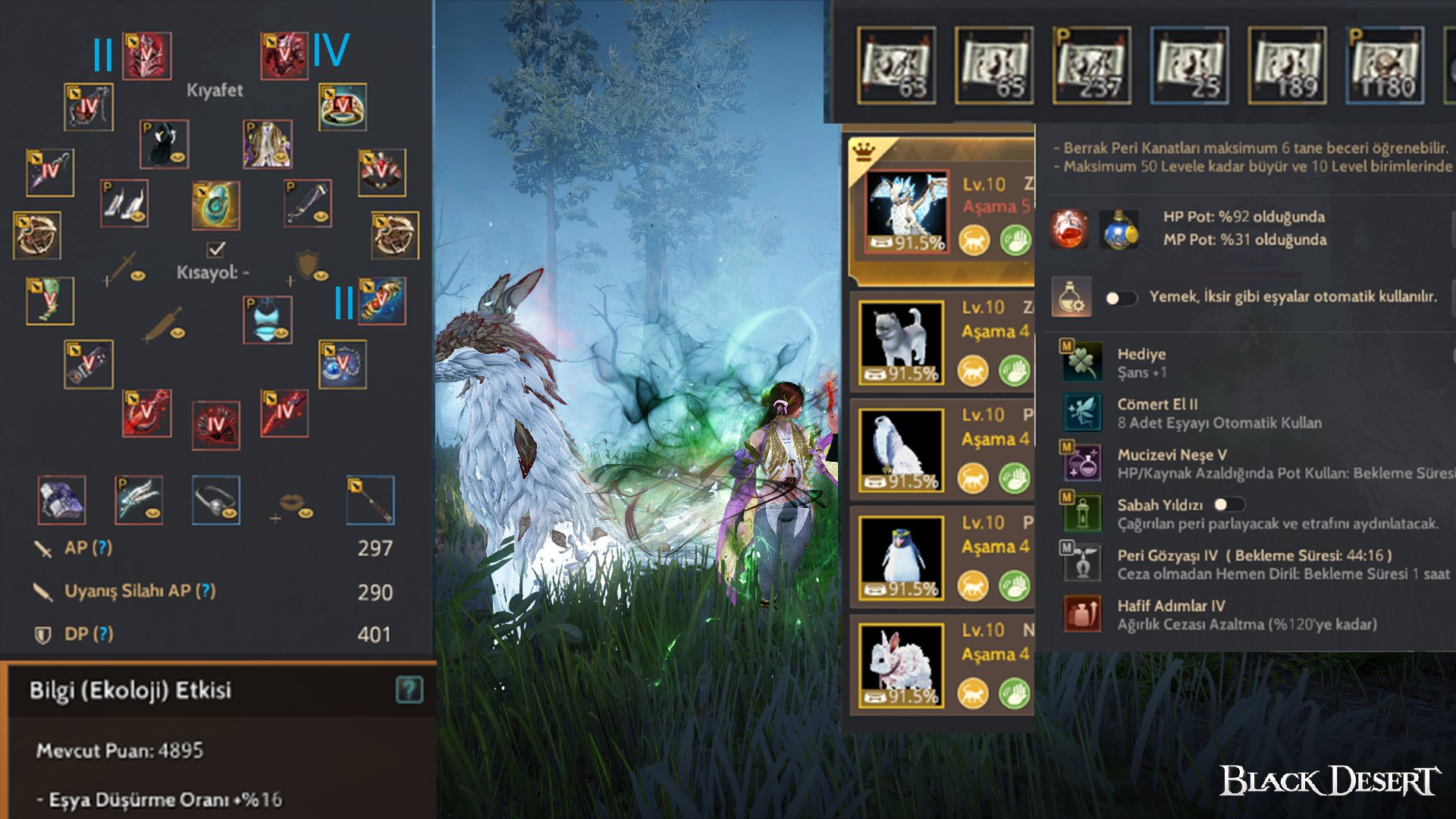 695gs Pen Bs Sınırsız HP pot Pegasus