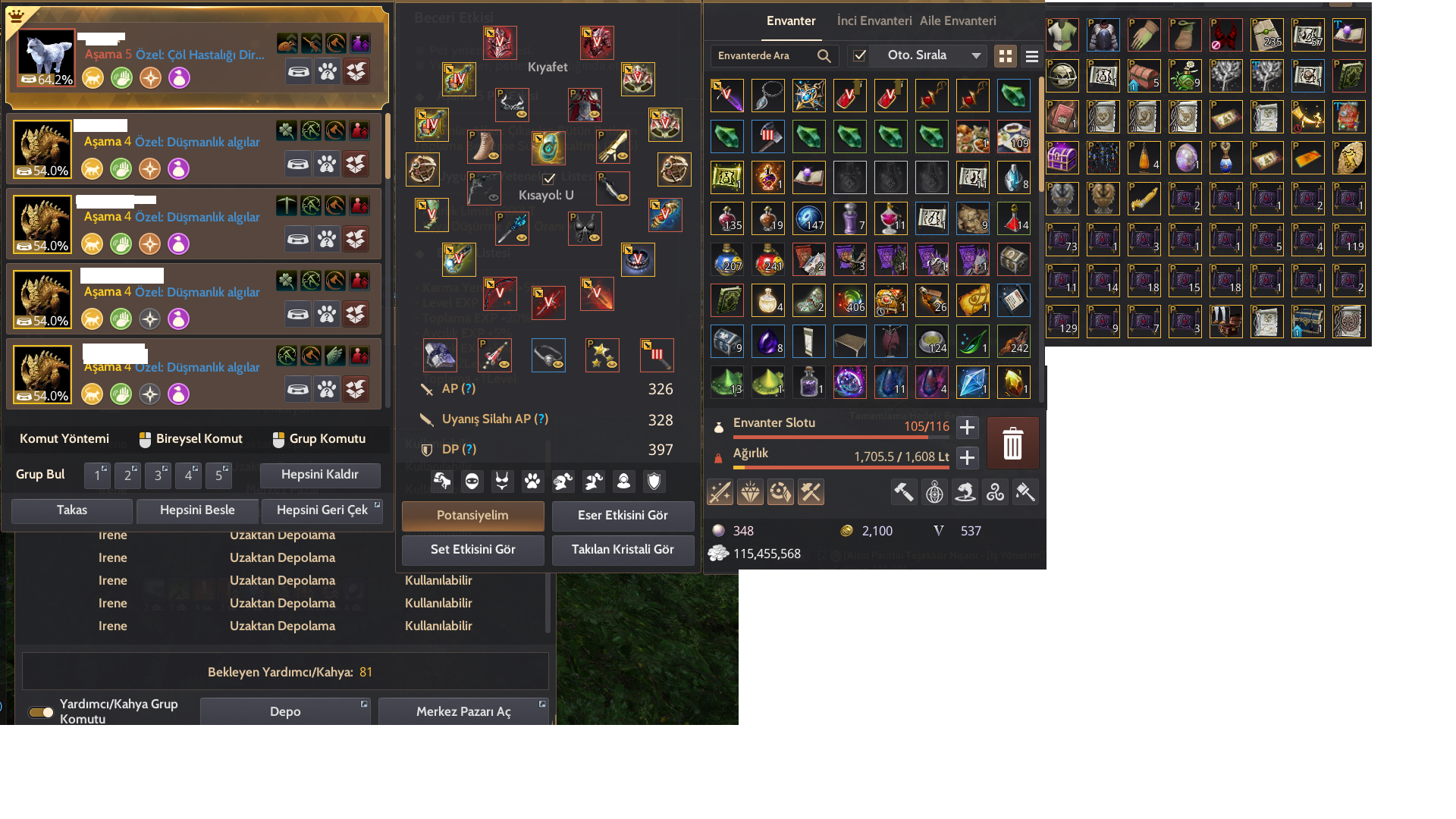 724 GS LifeSkl/Stat-Silah-Envanter TksKuponlu