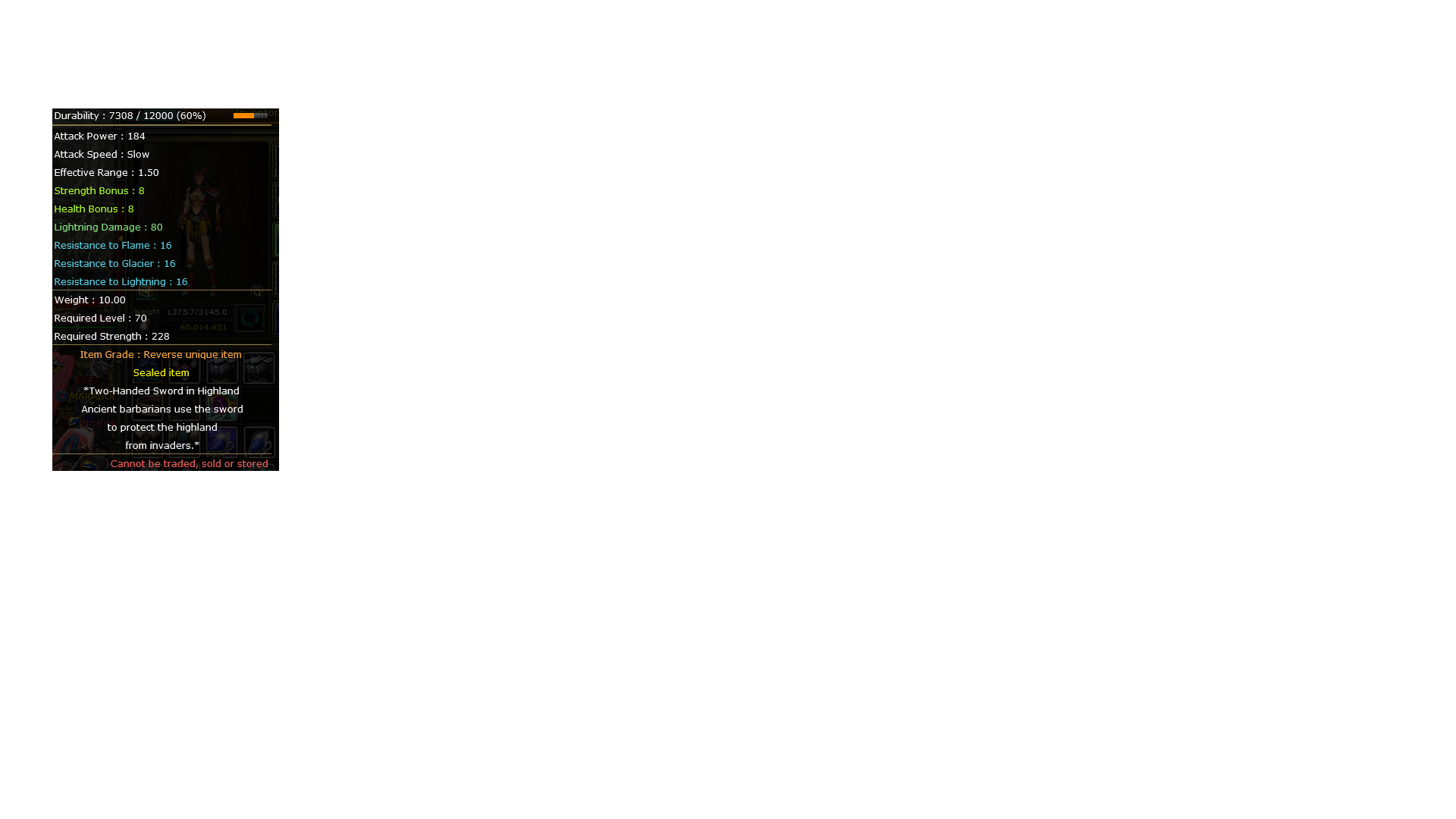 QUEST TWO HANDED SWORD 8 PRİ