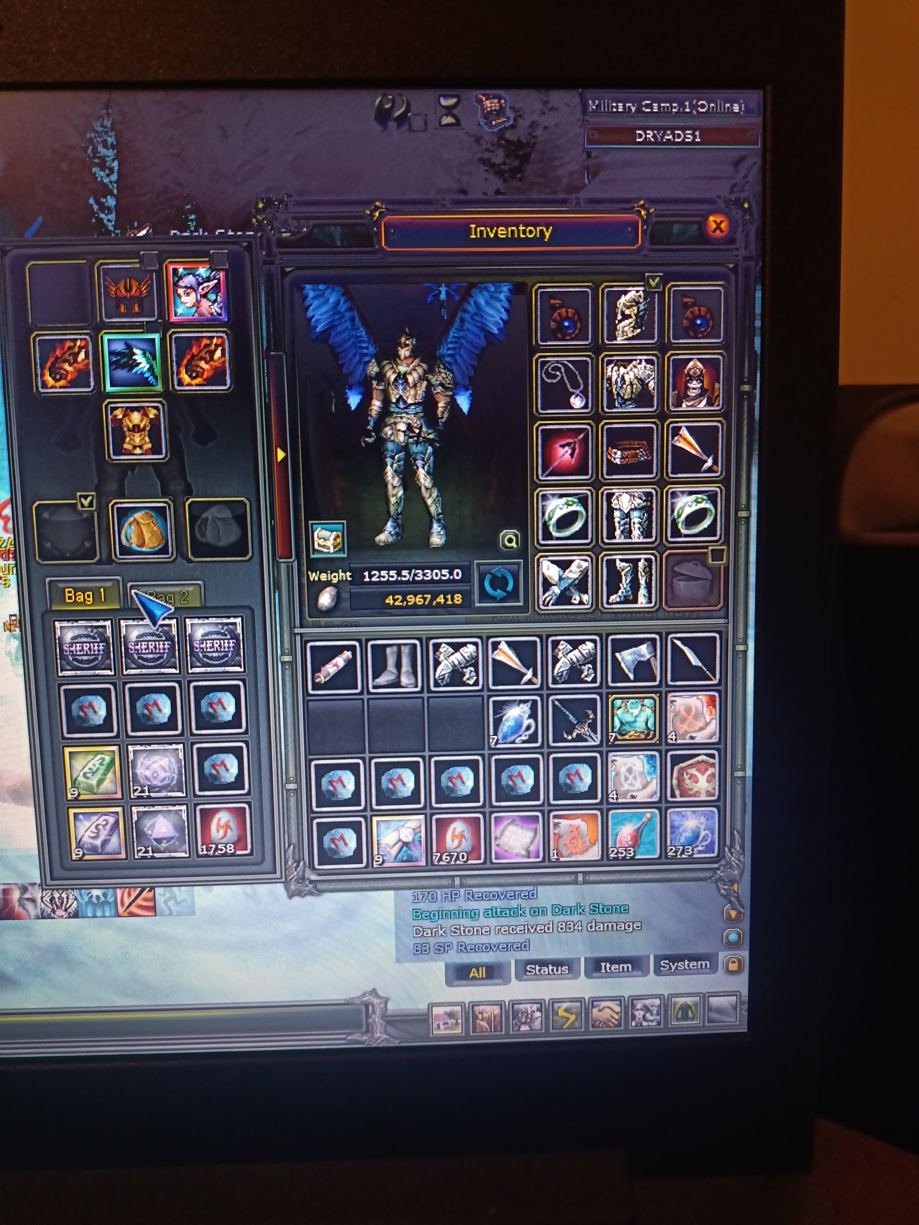 Knight Online Dryads 9 quest MS li itemli reb 10 warrior