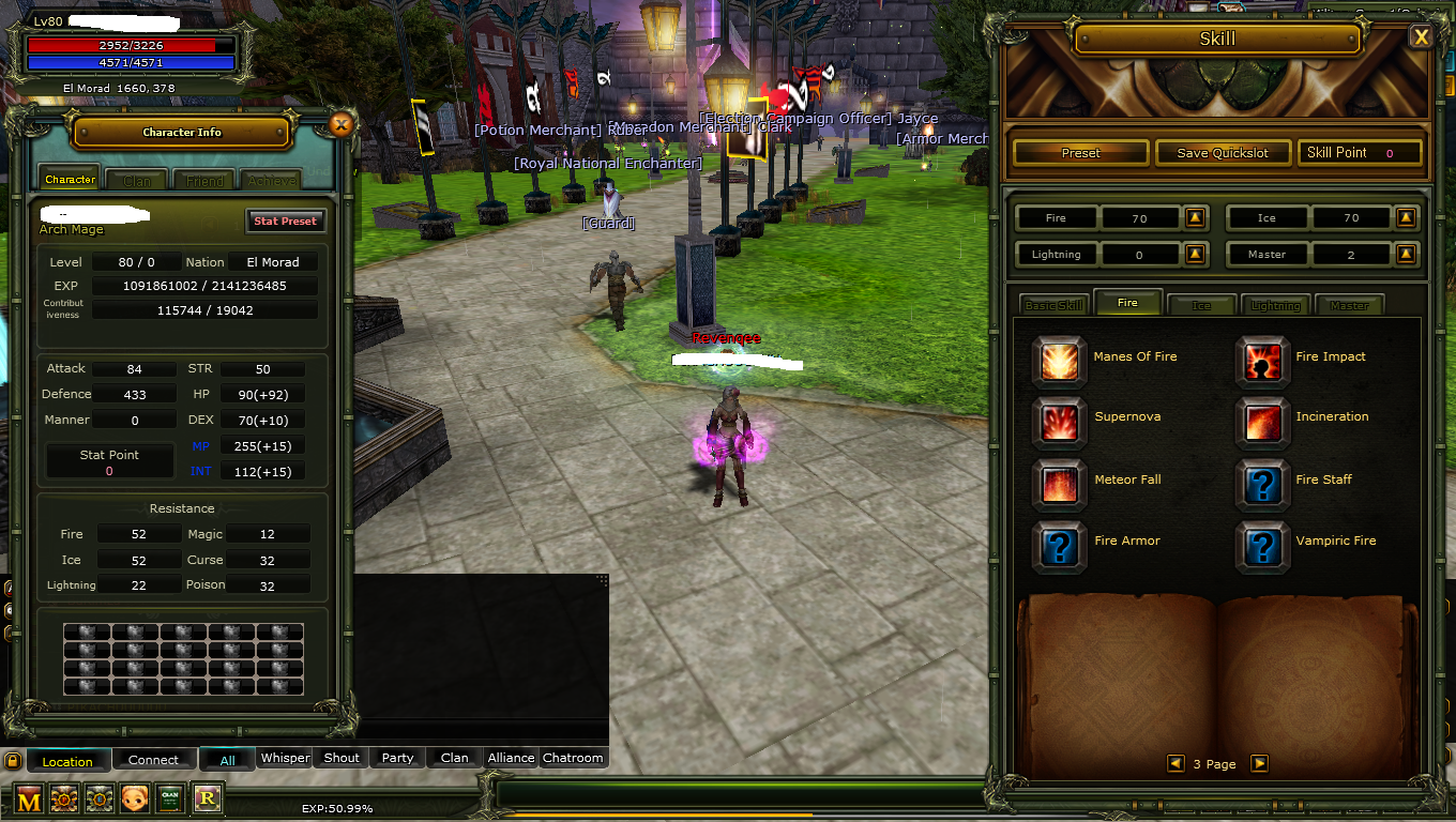 Full pus 80 level human mage