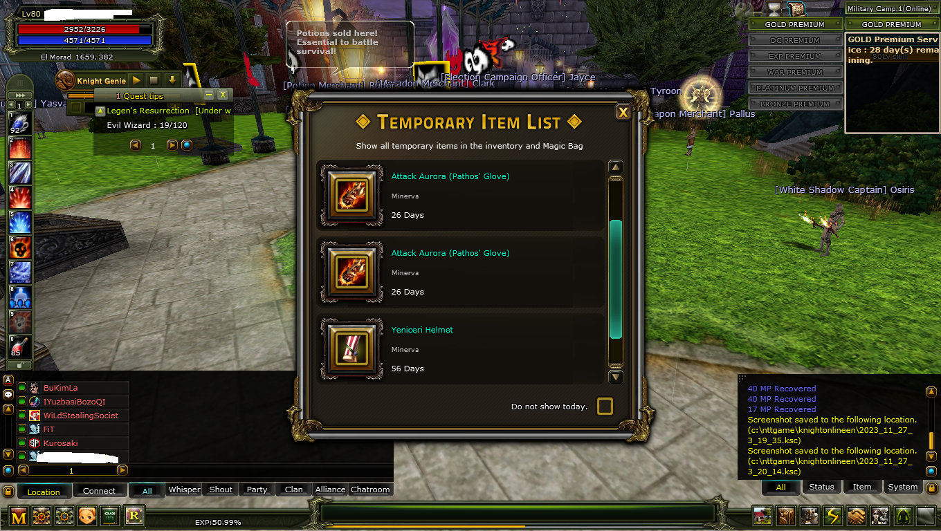 Full pus 80 level human mage