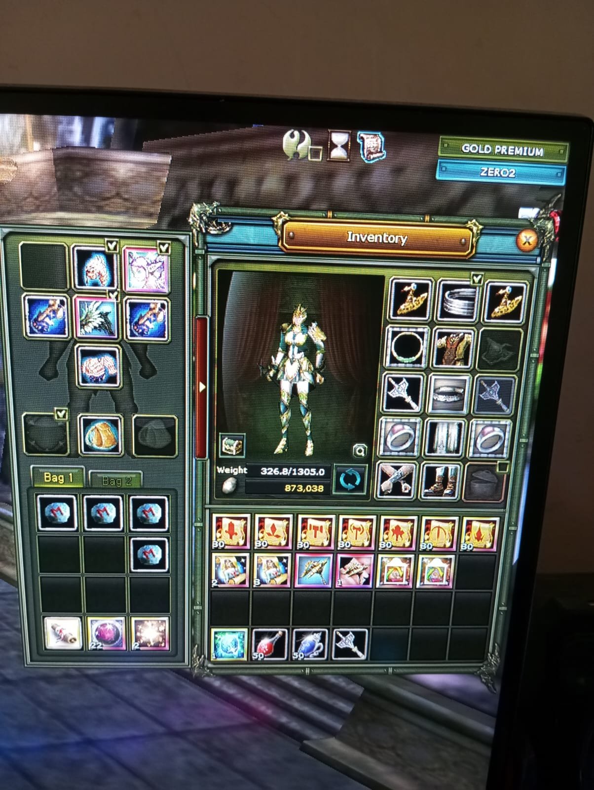 Zero 76 lvl mage 80 lvl bp priest 70 lvl asas 75 lvl priest