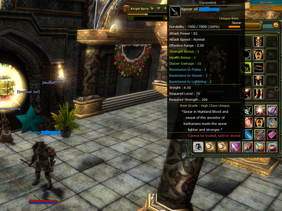 7 Dragon Setli 80 lvl Karus Warrior