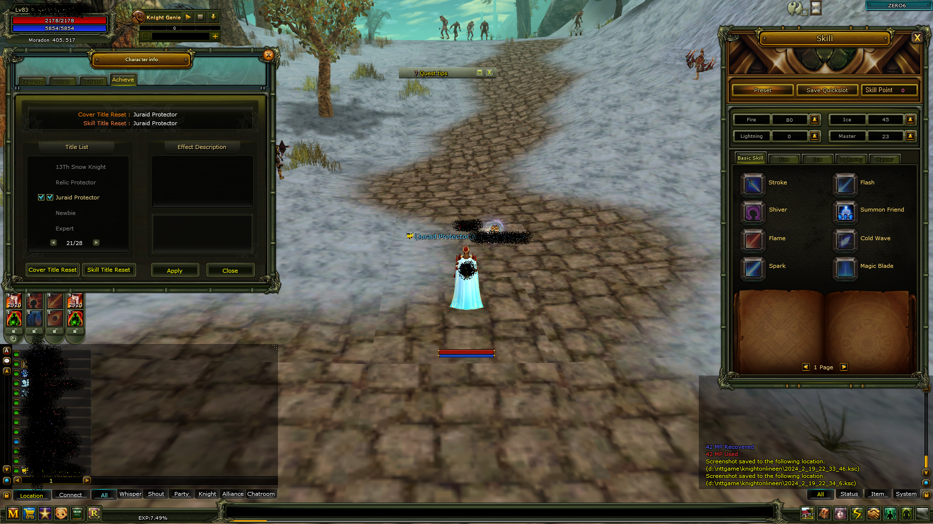 Hesap Zero Human 83 Mage 100 def