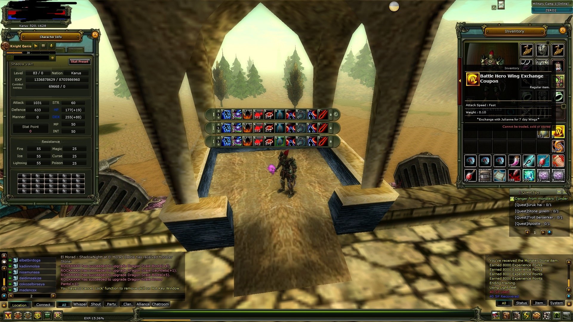 83 ASAS FULL SKİLL QUESTLİ