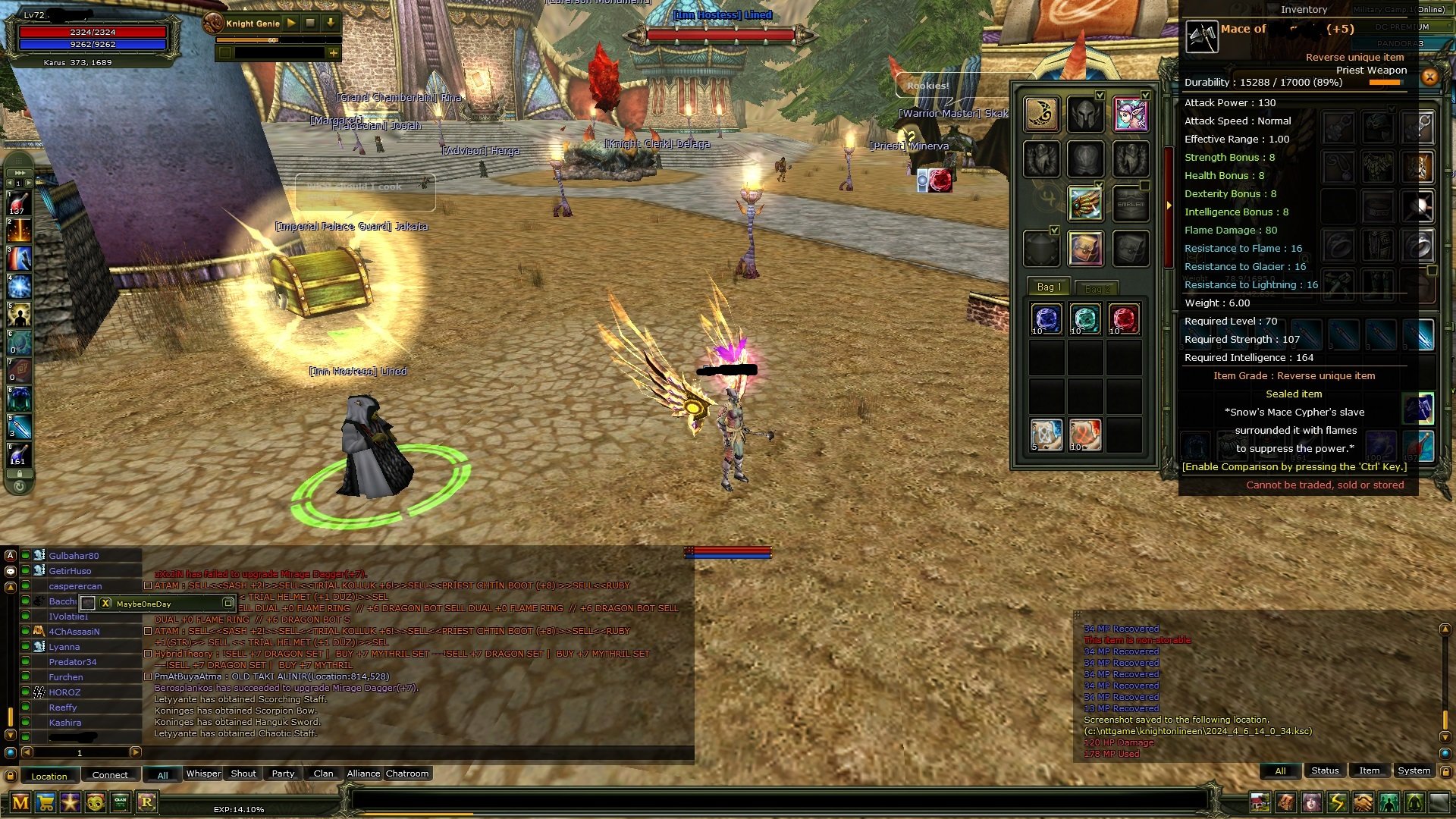 8 QUEST MACE 72LW KARUS PRİEST