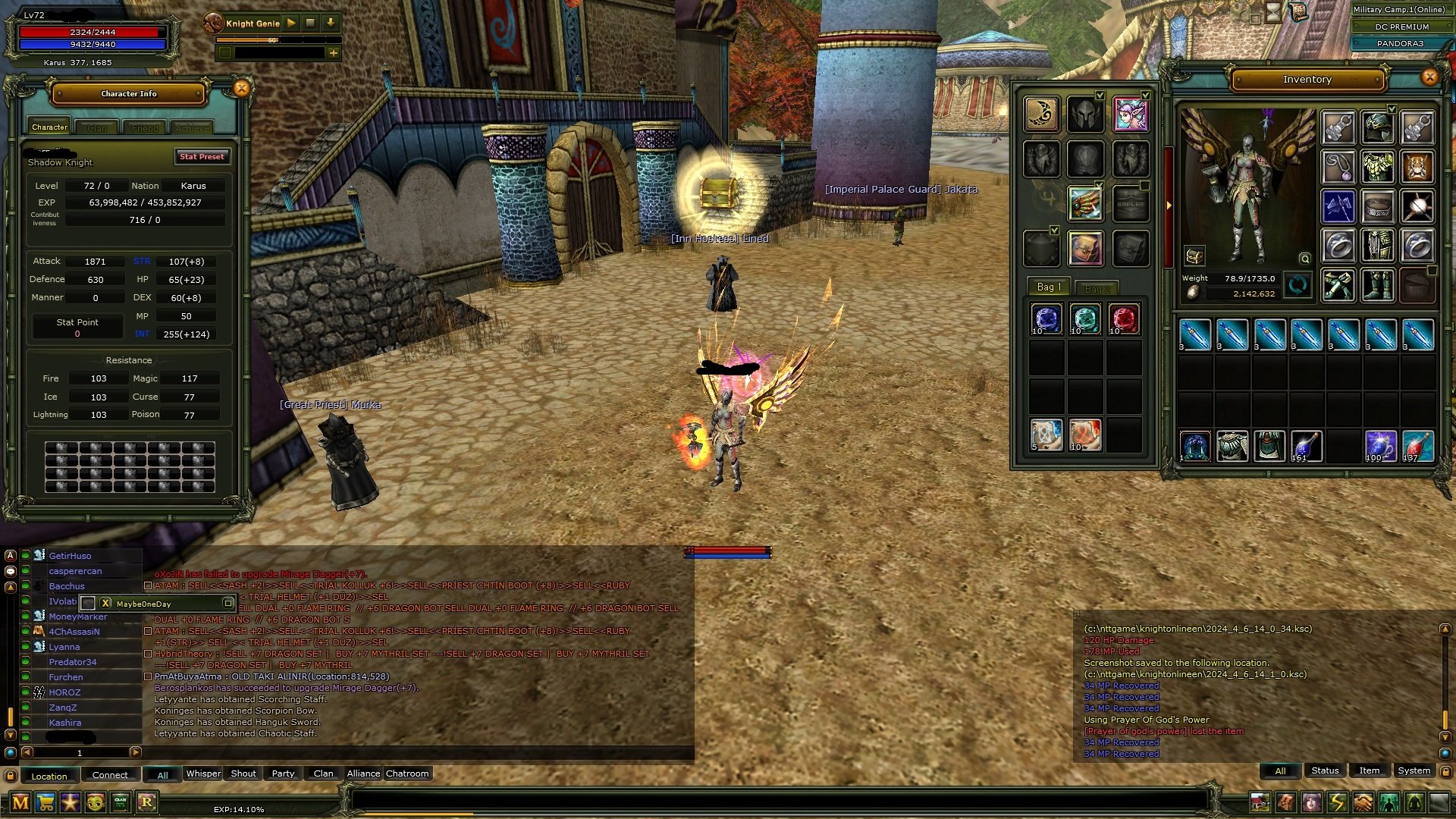 8 QUEST MACE 72LW KARUS PRİEST