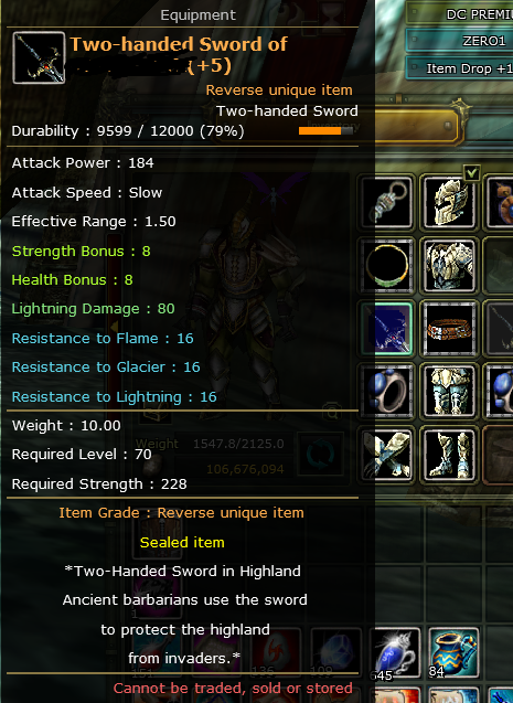 83/1 Level % 2 8 Quest MS'Li Warrior