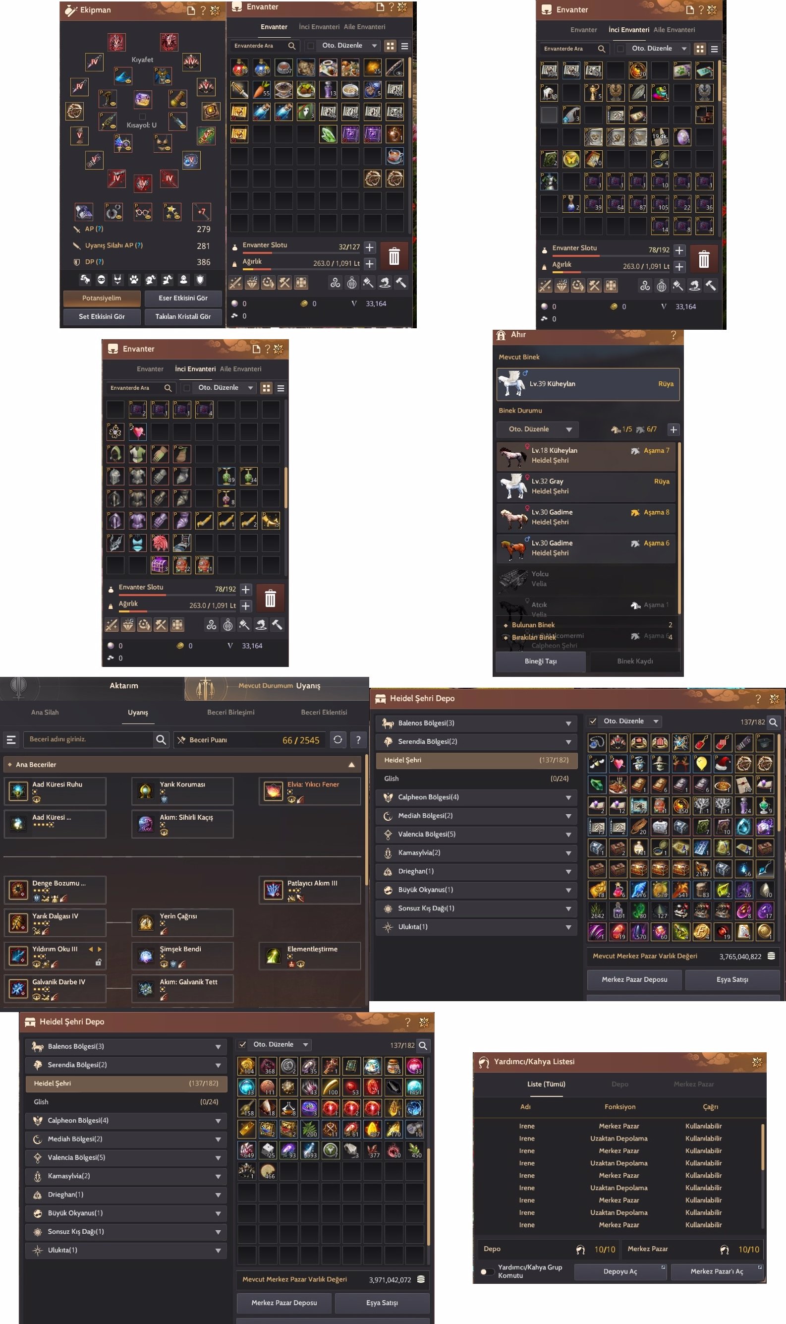 bdo mena 667 gs cadı 63 lvl client hesap t9 2 tane at p2w değildir