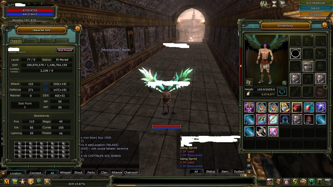 77 Level 17 gün exp pre'li