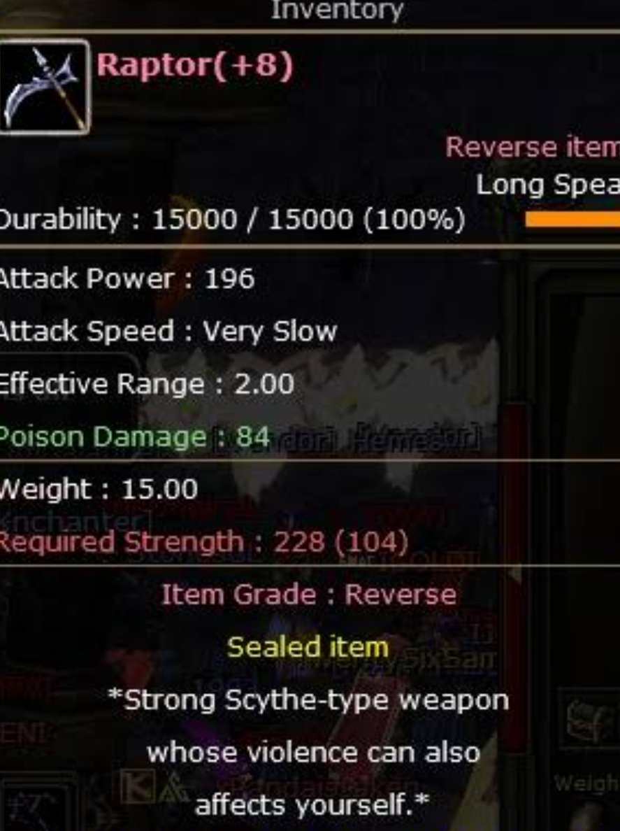 Knight Online Zero 8reb raptor