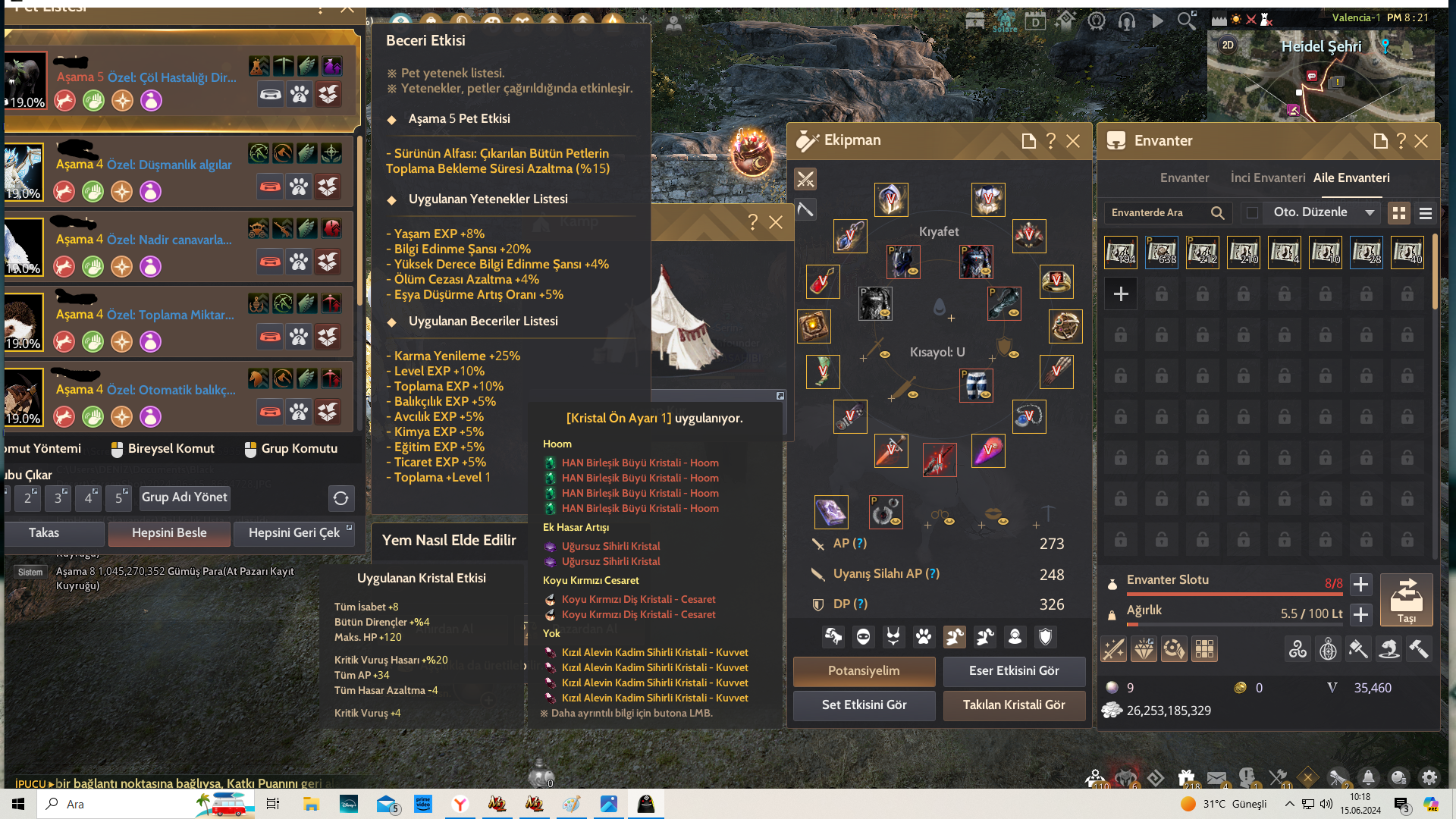 Black Desert Online Türkiye/MENA Bölgesi P2P 26T Para 273ap 326dp