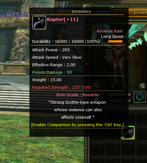 Knight Online Zero 11 RAPTOR ZERO
