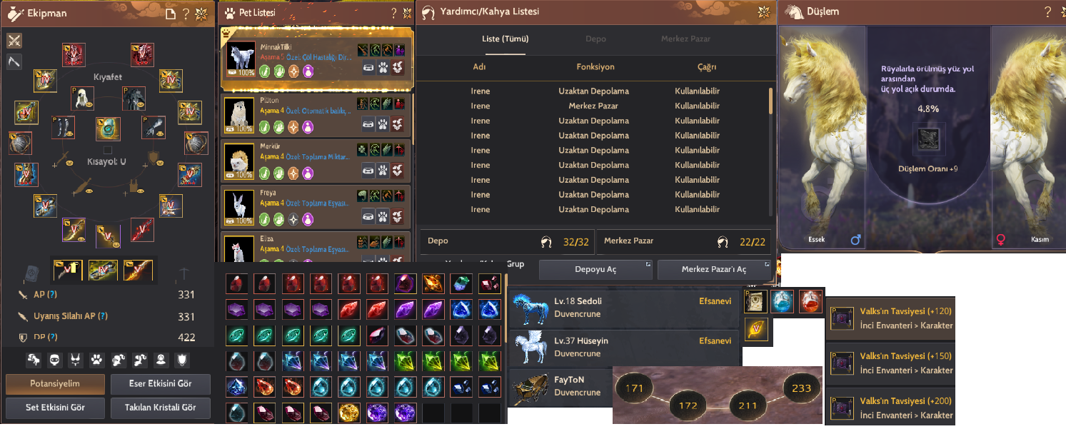 753GS Client 2xPEN HÜKÜMRAN 2xPEN DEBO(5xset) T10 DOOM VE PEGASUS