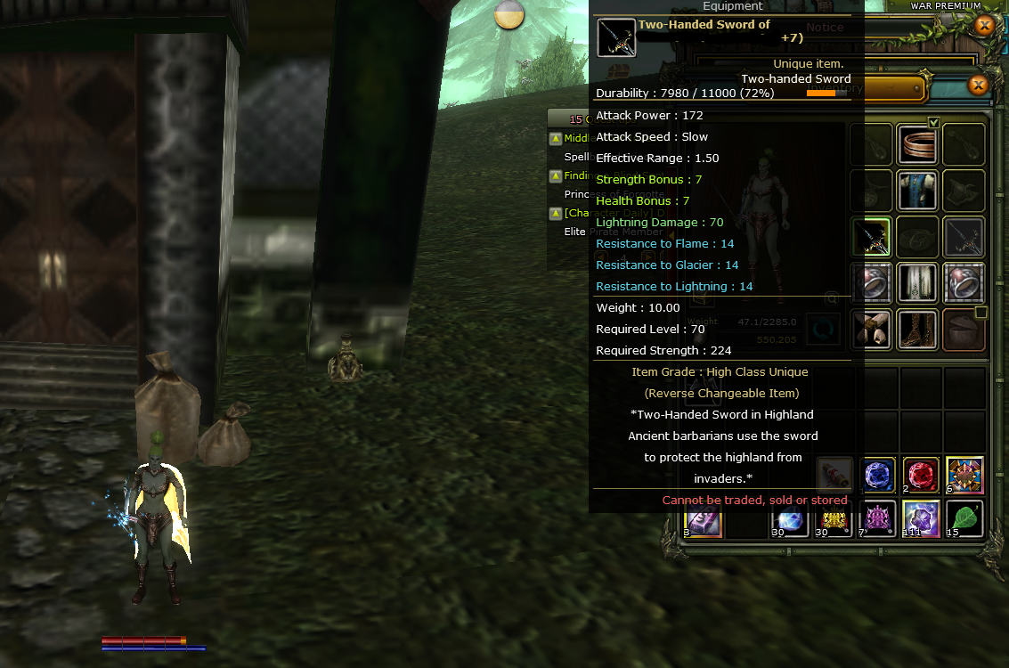 8 QUEST STAFF 7 QUEST MS 7 QUEST MACE