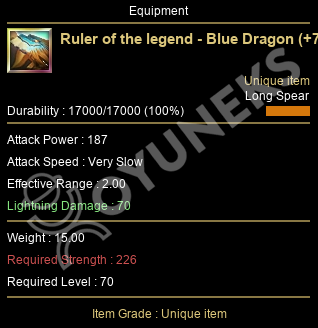 7 Ruler of the legend Blue Dragon