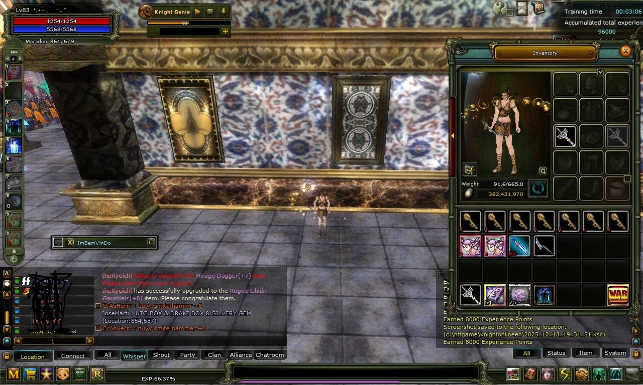 Mage 83/3 uniq itemler ful 3 gb nakit var