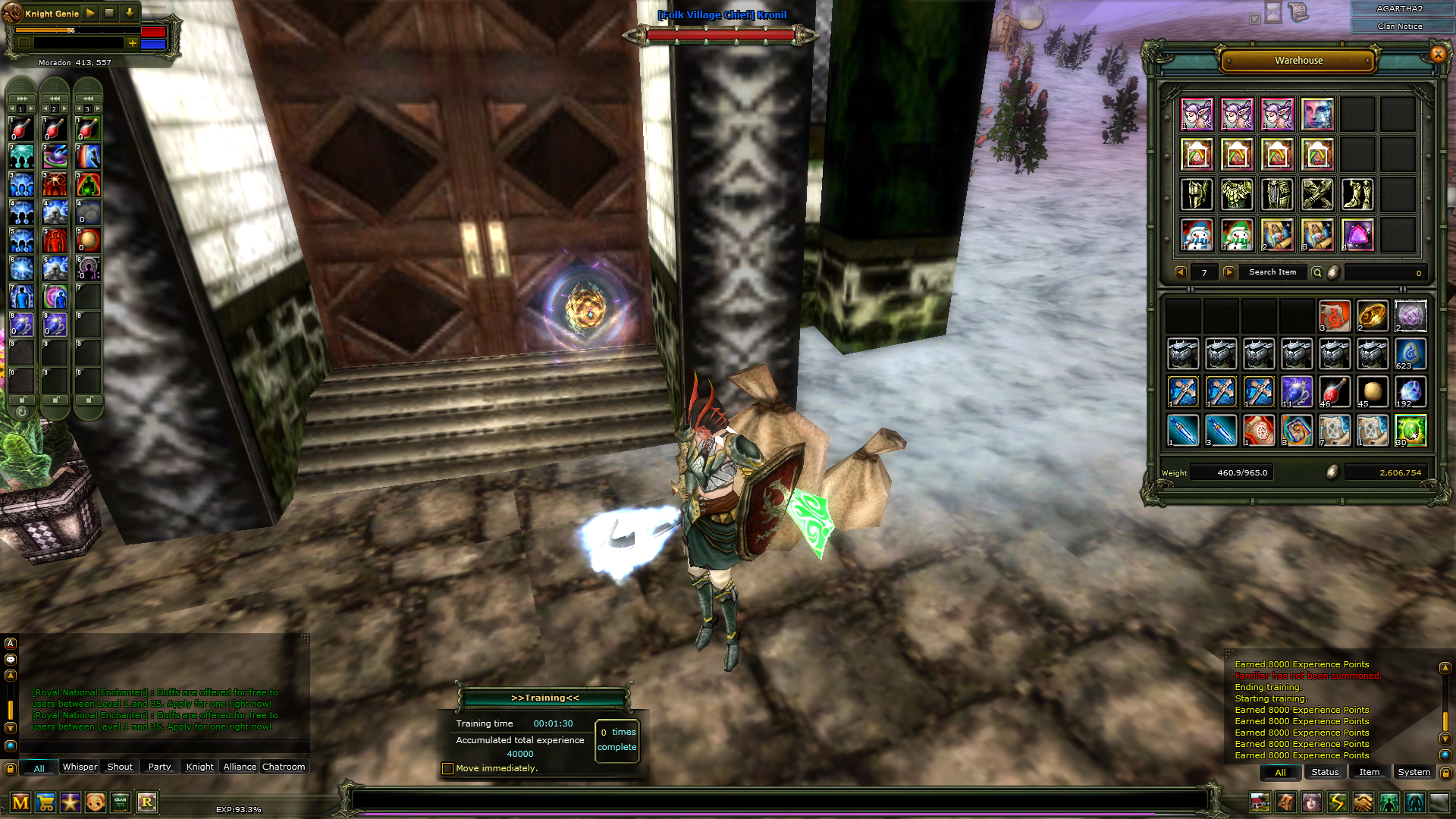 Knight Online Agartha 83/3 Priest 1 Adet 6 Quest Shield