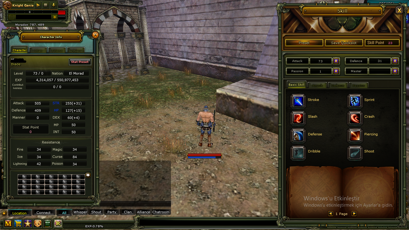 73 LEVEL HUMAN WARRİOR