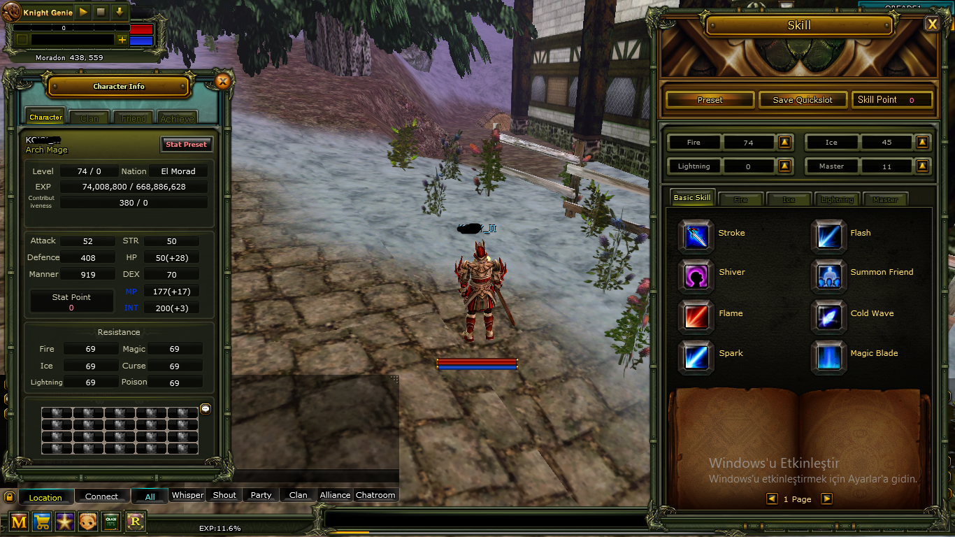 74 LEVEL ÖZEL NİCKLİ HUMAN MAGE