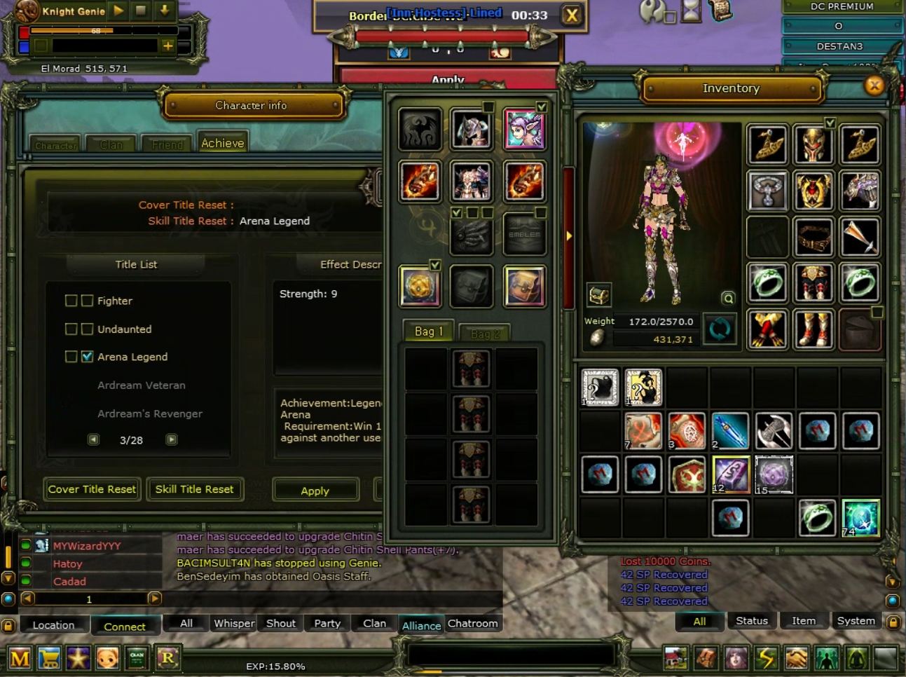 7 DRAGON SET ( 9 STR )