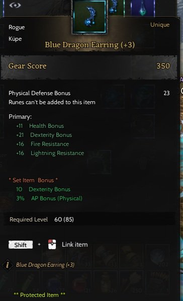 SeLL Blue Dragon Takı Set