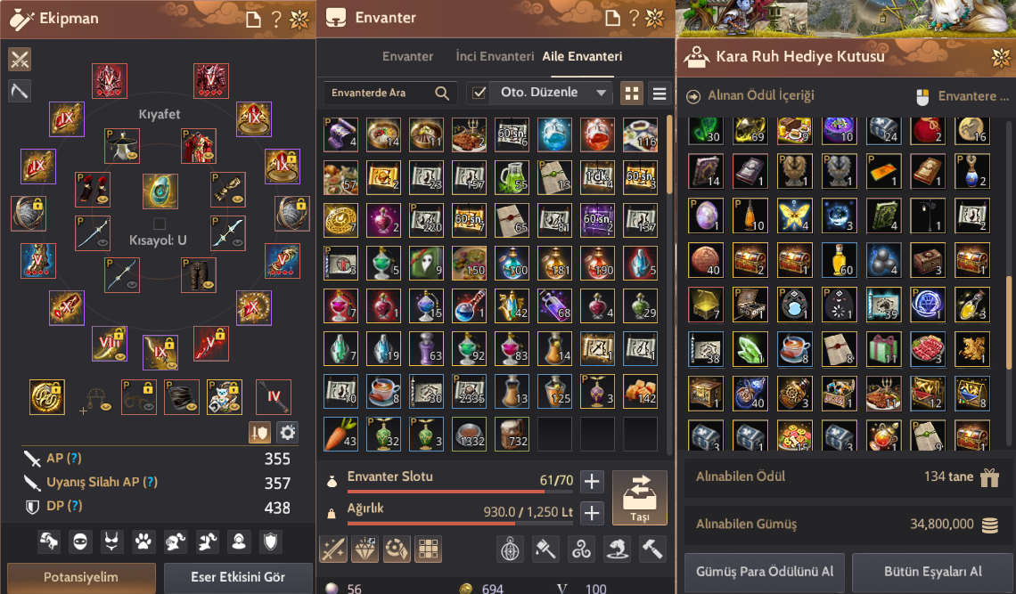 Client-MENA / 65 Level 795 GS End Game Full Full p2w Mailli Account