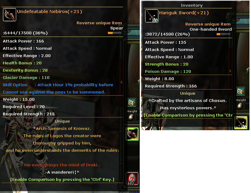 Undefeatable Nebiros 21 Hanguk Sword 21