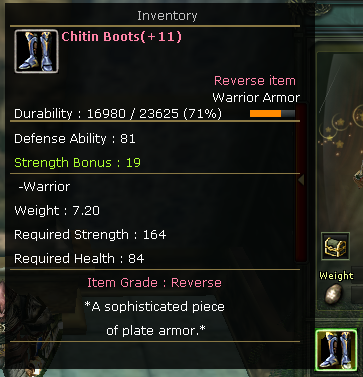 Warrior Chitin Armor Boots 11