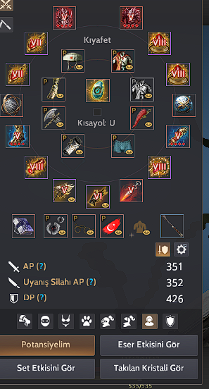 65 Lv Berserker 778 Gear Clent Hesap