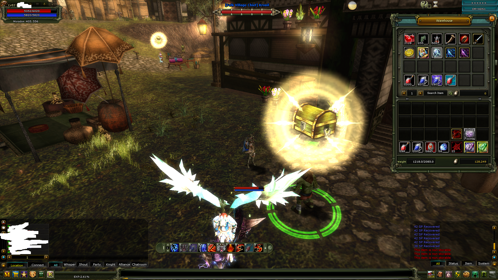 Dryads 83 Level Human Warrior