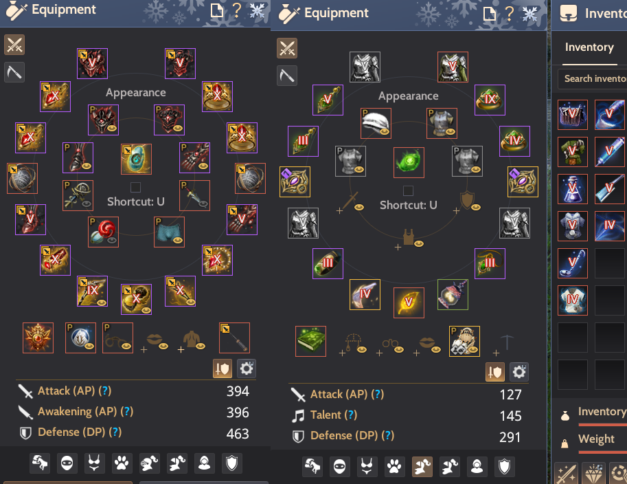 395 AP 463 DP Life Gear