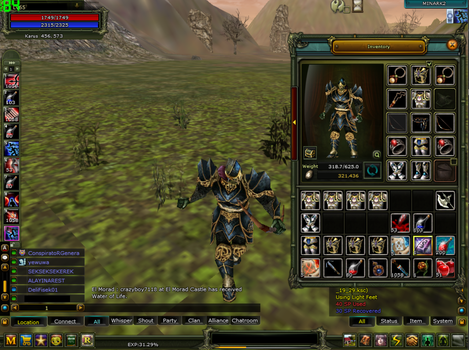 Mythrill Setli Karus Okçu Rogue Kelepir