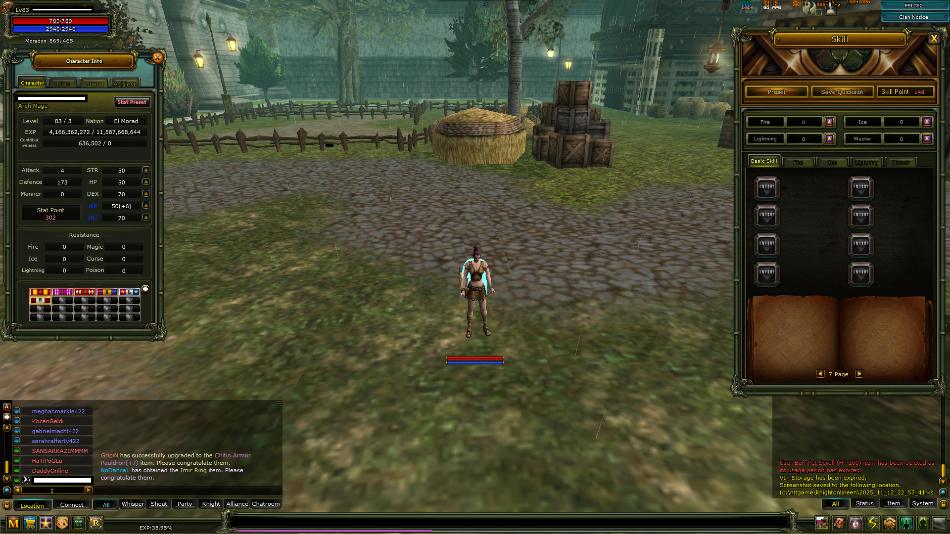 83/3 Human Mage 90 Def