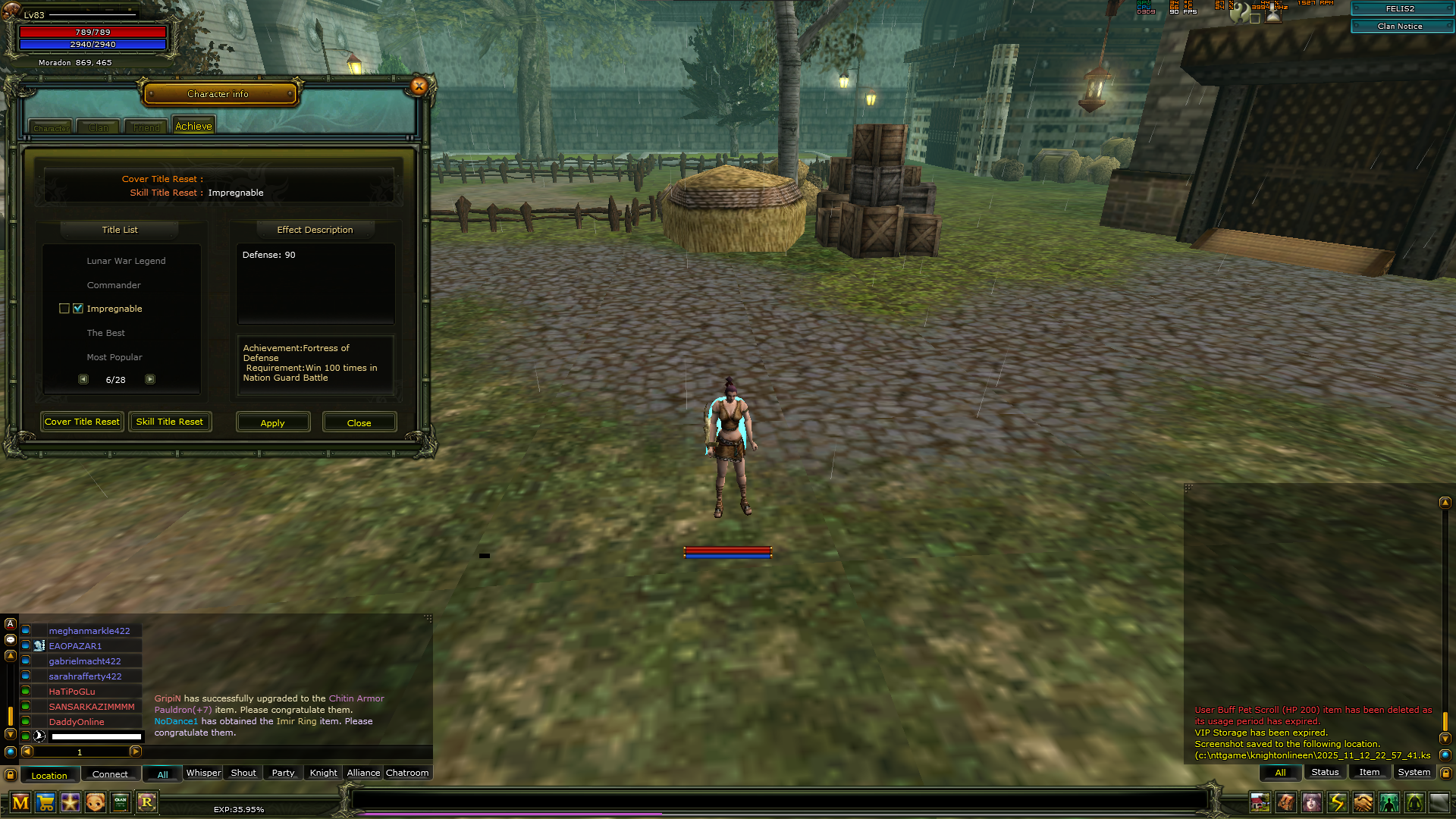 83/3 Human Mage 90 Def