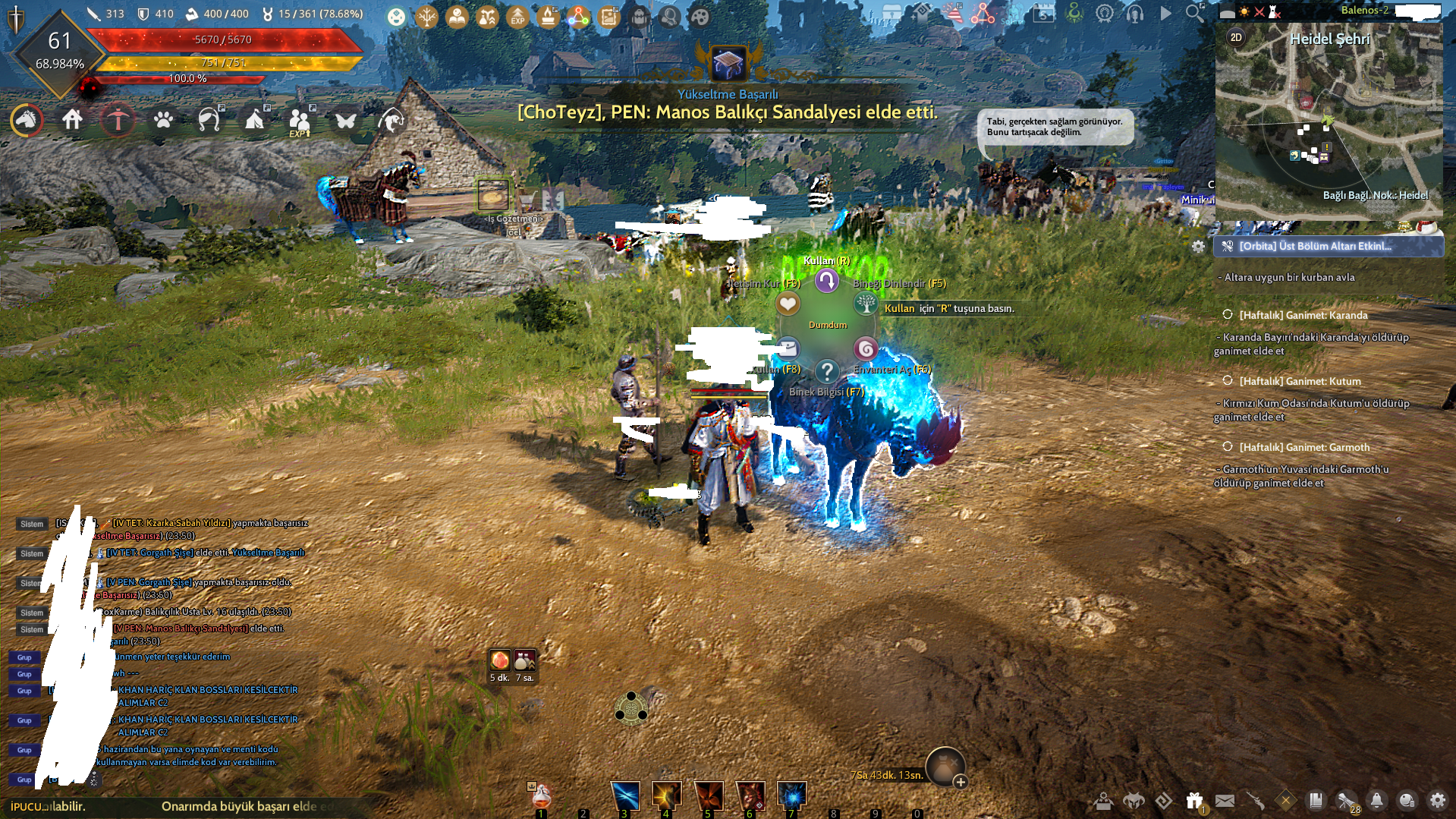 61 LV 313 AP 410DP STRIKER MAIN HESAP ACİLLLLL SON FİYAT