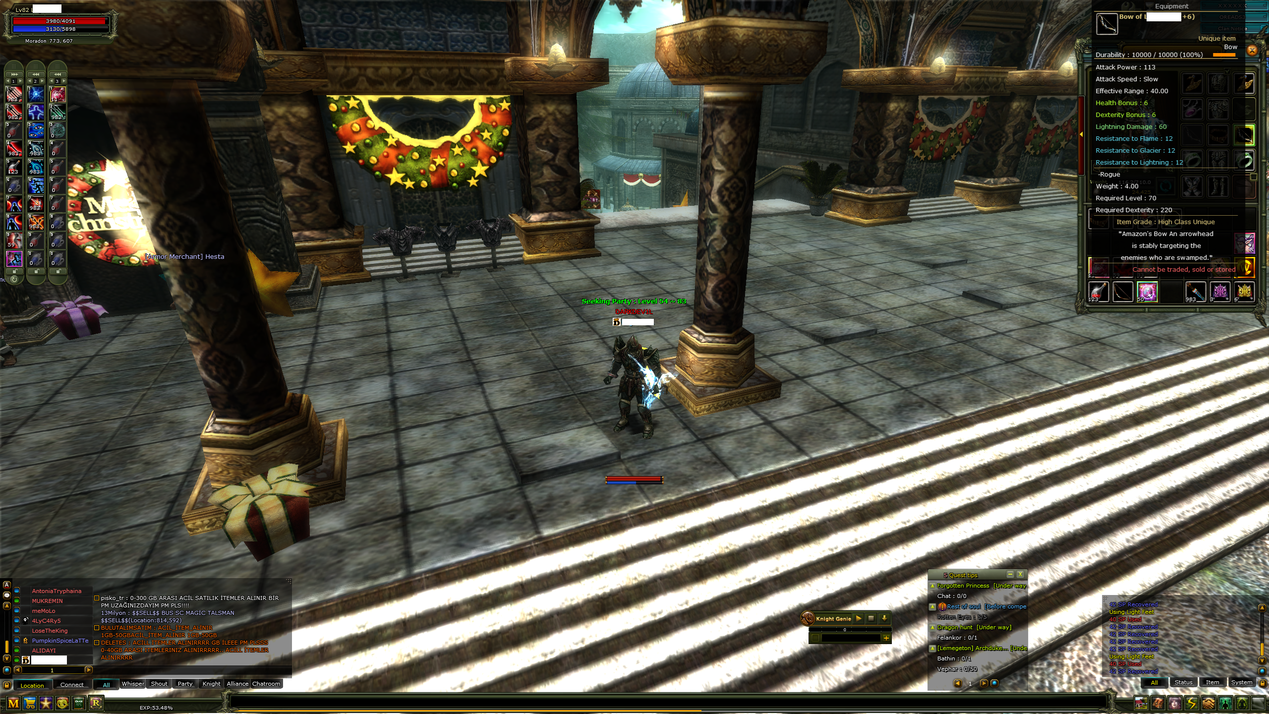 6 Quest Bow 82 Lv Karus Archer Rogue