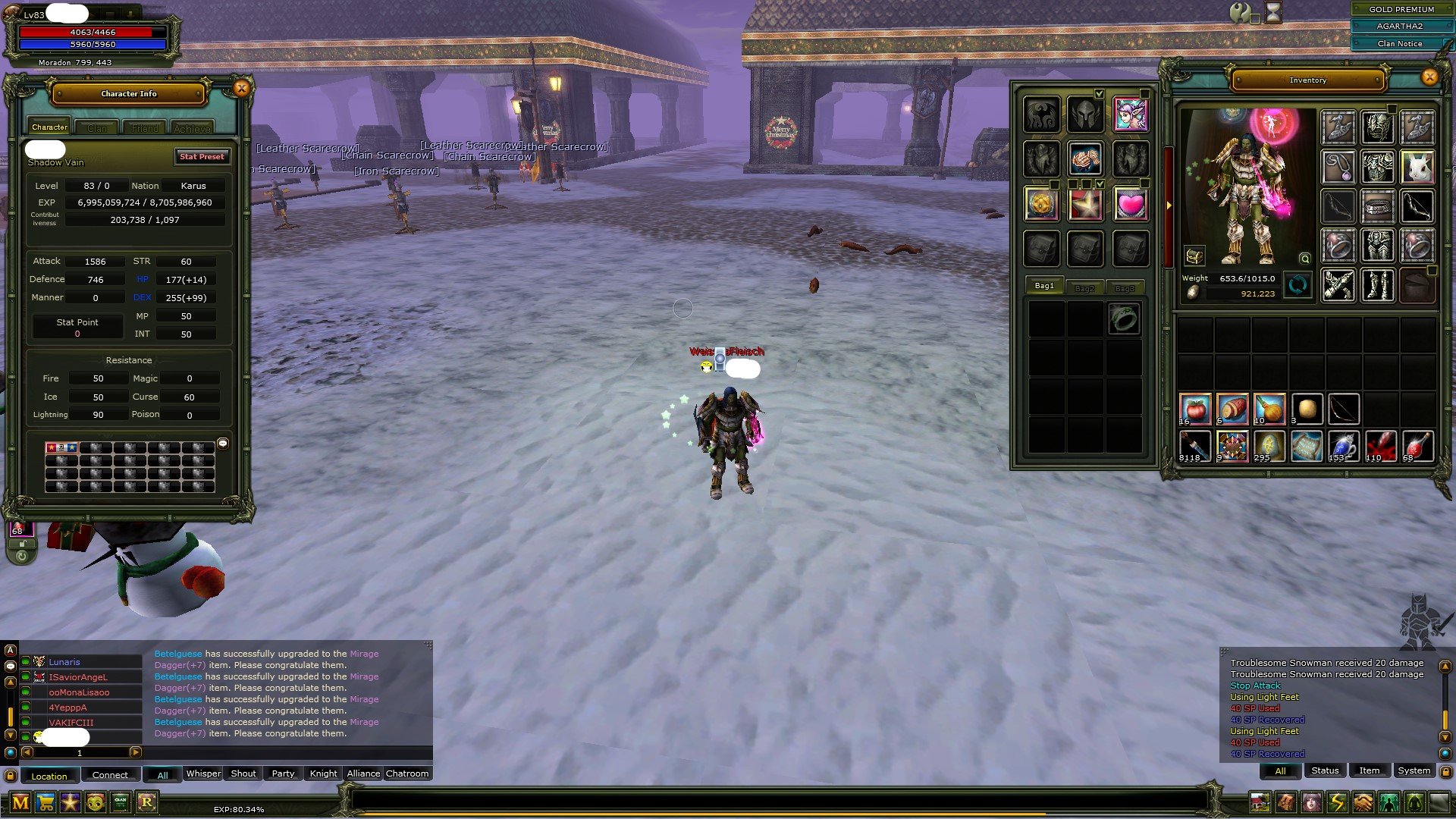 83 rebirth 1 priest 83 okçu 82 okçu 81 okçu