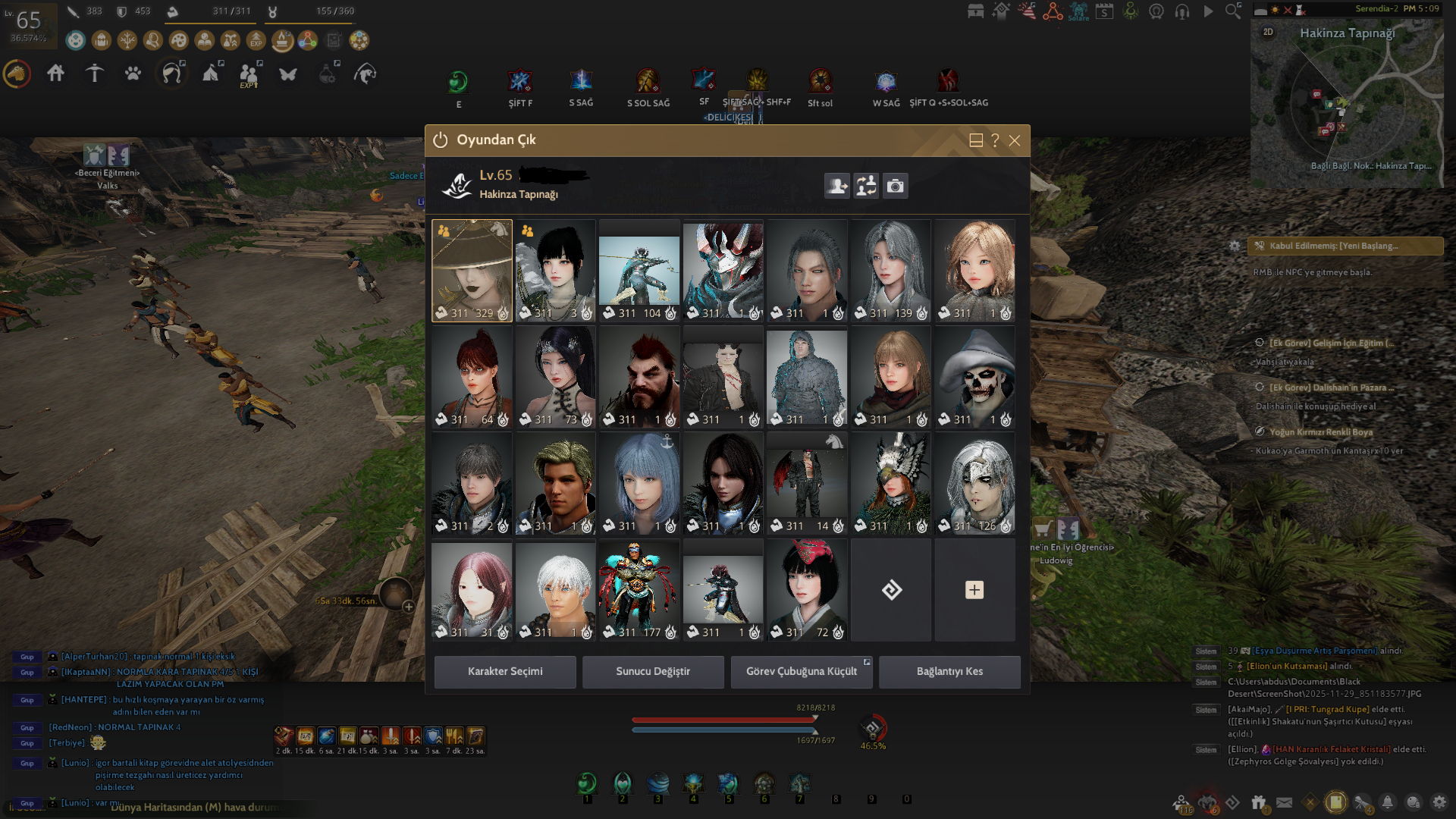 65 lvl Cadı 832 gs Full Hesap-mail