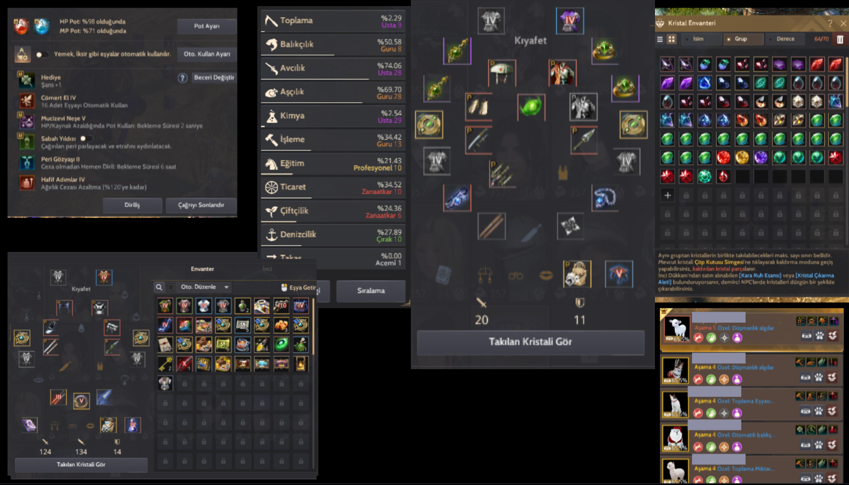 363ap/367aap/411dp pusulalı hesap